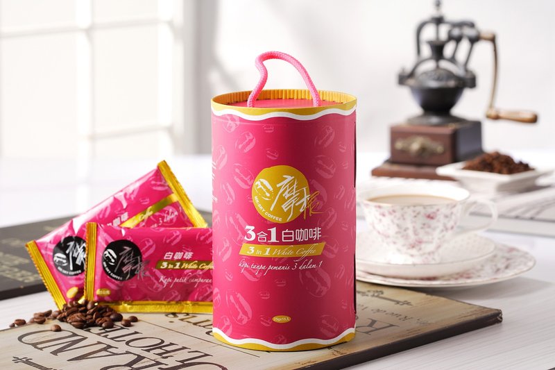 ◆摩根优品◆三合一白咖啡＊即溶咖啡 - 咖啡 - 新鲜食材 红色