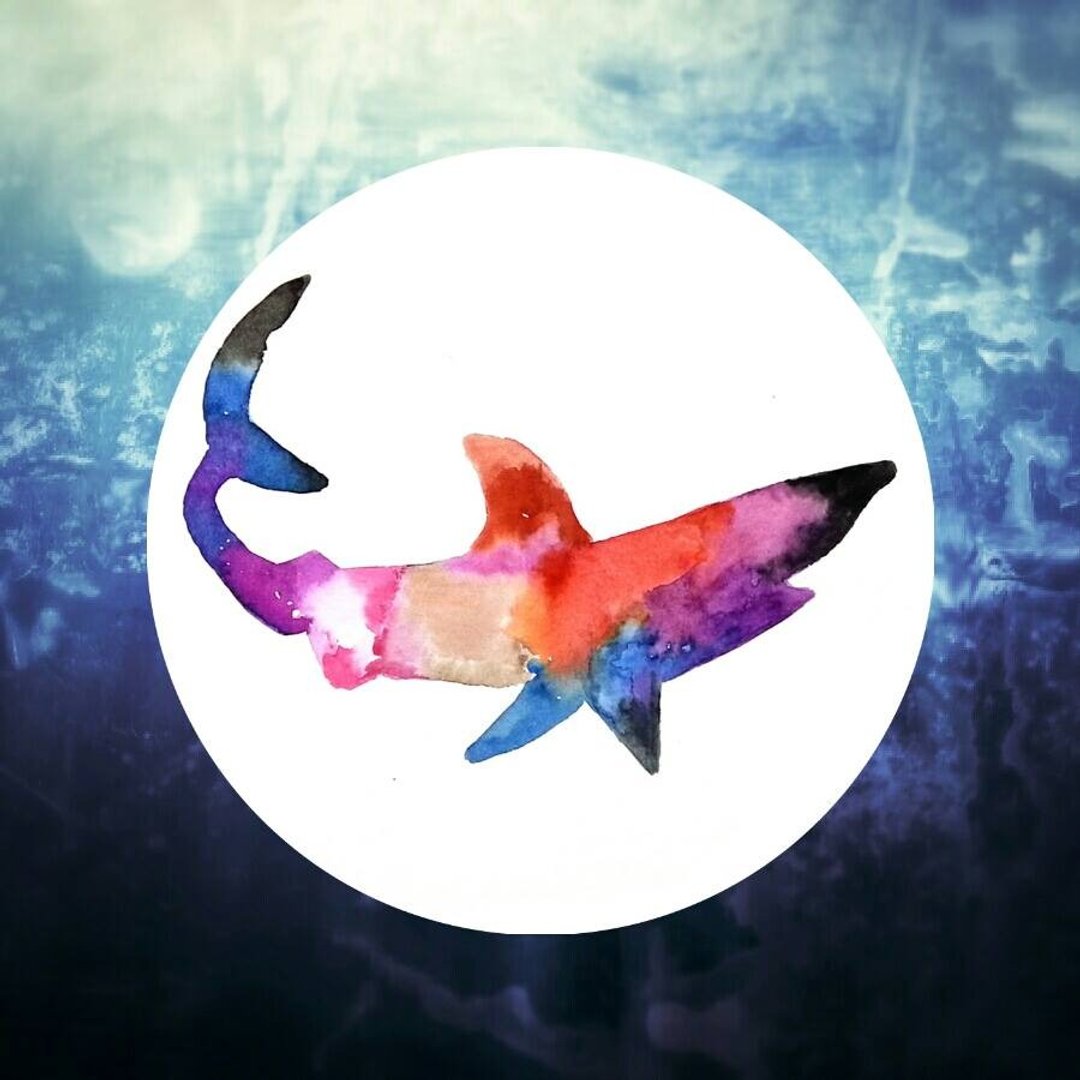 鲨鱼 纹身贴纸 (Shark Tattoo Sticker) - 纹身贴 - 防水材质 多色