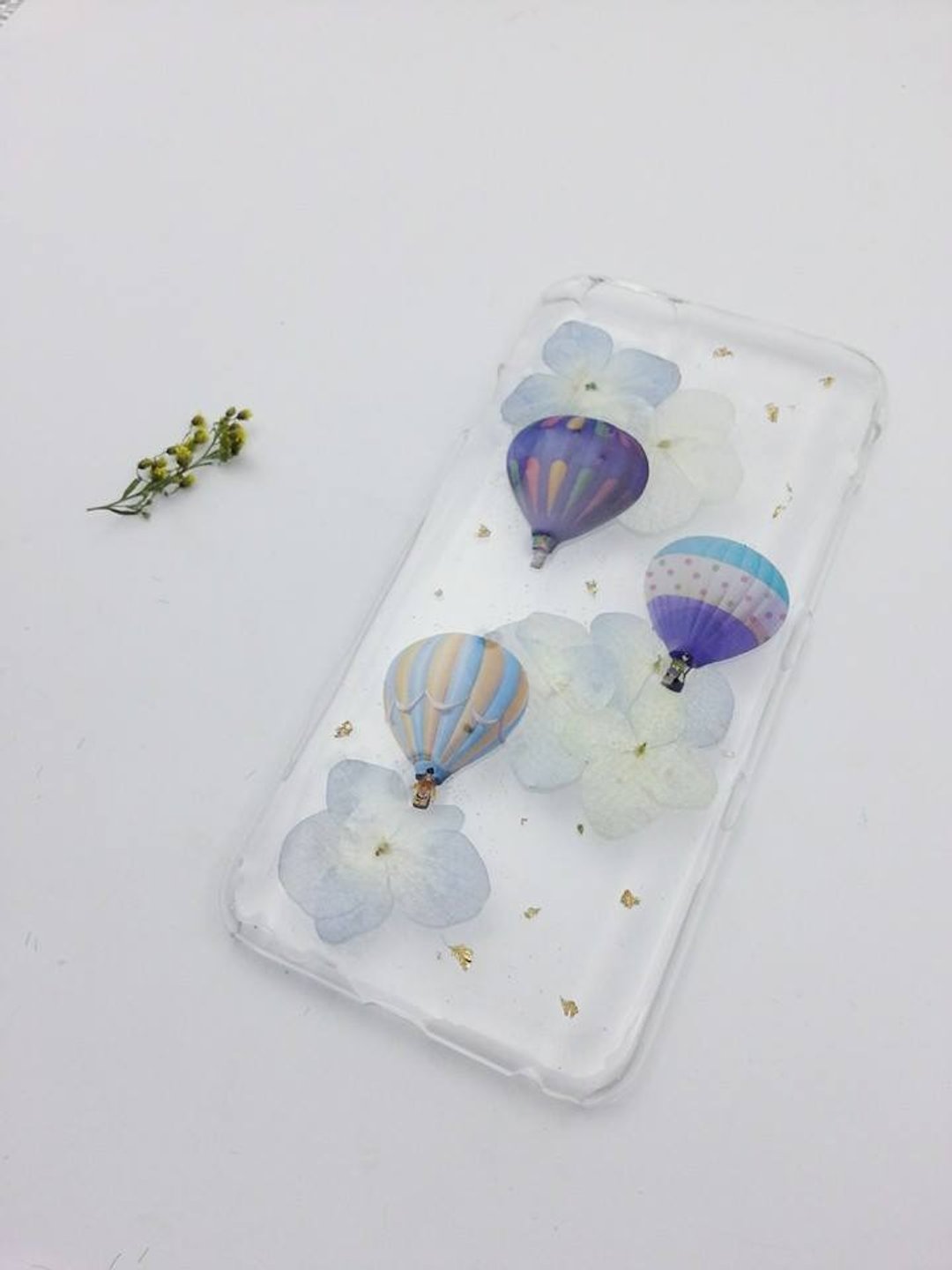 【Lost and find】云层上的热气球和人 phone case手机壳 - 手机壳/手机套 - 塑料 蓝色