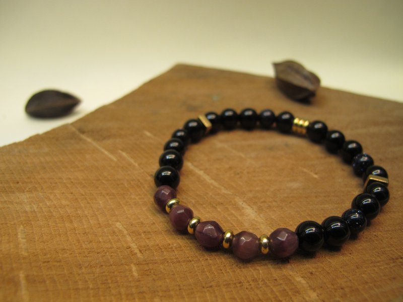 紫宝石盛宴 / 手工原石手环 - 其他 - 其他金属 