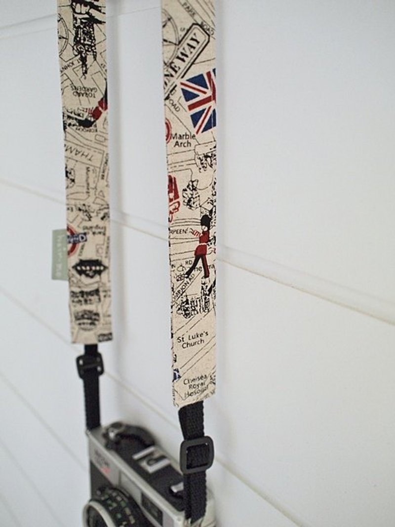 hairmo。英伦风情双背相机带+ - 证件套/卡套 - 其他材质 卡其色