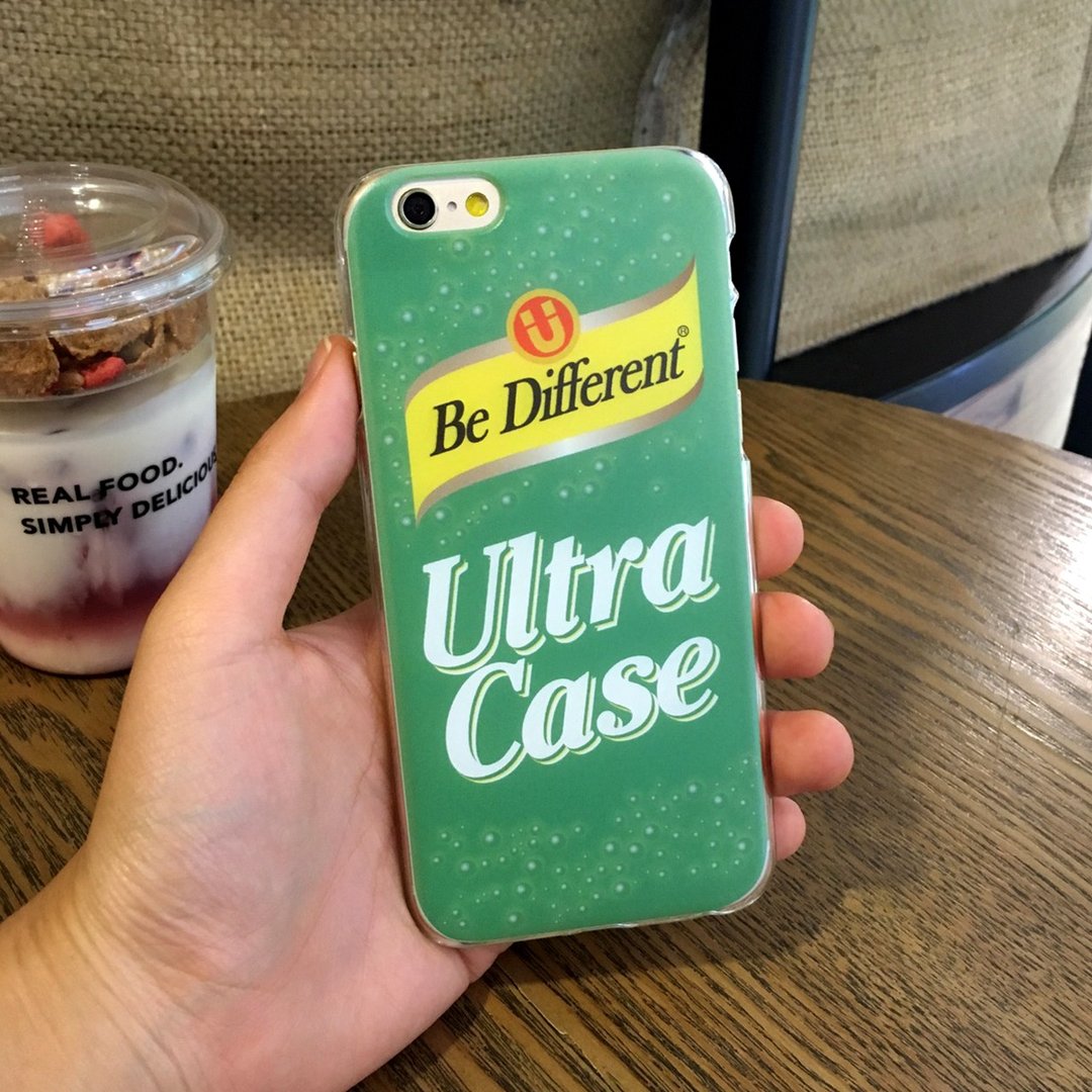 香港原创设计 饮品系列 - 绿色忌廉苏打水iPhone 7, iPhone 7 Plus, iphone 6/6S , iphone 6/6S PLUS, Samsung Galaxy Note 7 透明手机壳 - 其他 - 塑料 