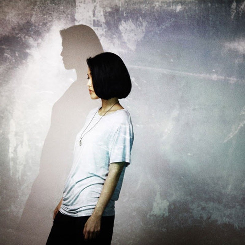 Lamina 不对称短袖上衣 - 女装上衣 - 其他材质 黑色