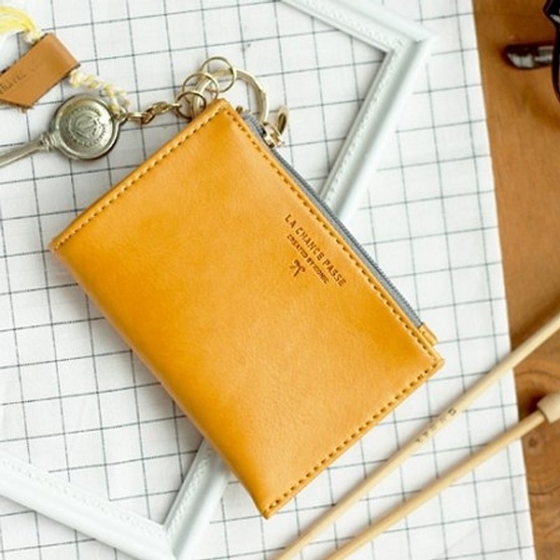 Dessin x Iconic-美好时光钥匙零钱包V2-芥茉黄,ICO80961 - 零钱包 - 其他材质 黄色