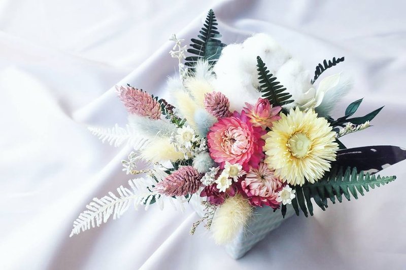 ▫One 花筒▫ 女孩的坏心情良药 甜塔桌花 - 摆饰 - 植物．花 粉红色