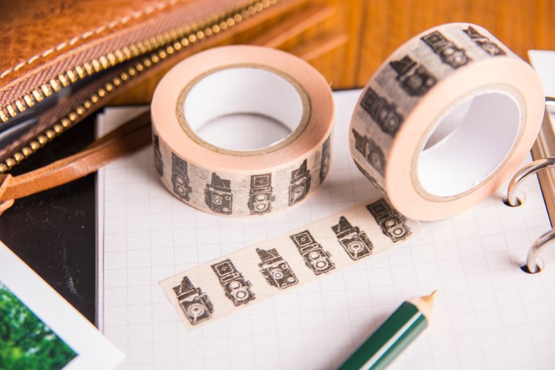 和纸胶带：Yashica-12 - 纸胶带 - 纸 咖啡色