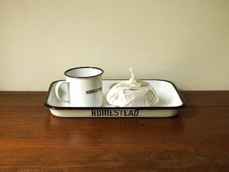 超级复古斑驳珐琅马克杯 白*一组两个，给你和你同样爱好复古风的朋友 - 咖啡杯/马克杯 - 其他金属 白色