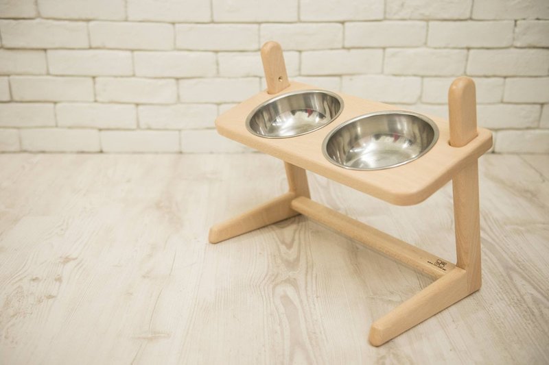 森佐木sen zuo mu /小管家宠物食器 - 碗/碗架 - 木头 多色