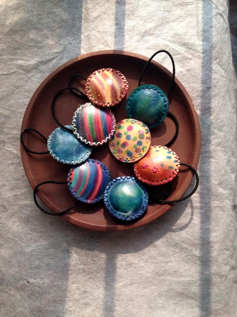 星球发饰_手工皮革 - 发饰 - 真皮 多色