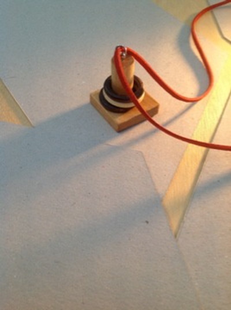 项链∞童玩三部曲—套圈圈原色版。手工木制 - 项链 - 木头 咖啡色