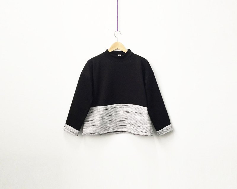 Wahr_蓝底白在线衣 - 女装上衣 - 其他材质 蓝色