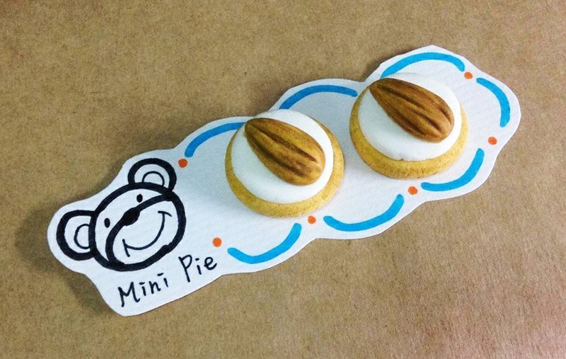 杏仁糖霜饼干耳环组(可改耳夹式) ((满600随机送神秘小礼物)) - 耳环/耳夹 - 粘土 多色