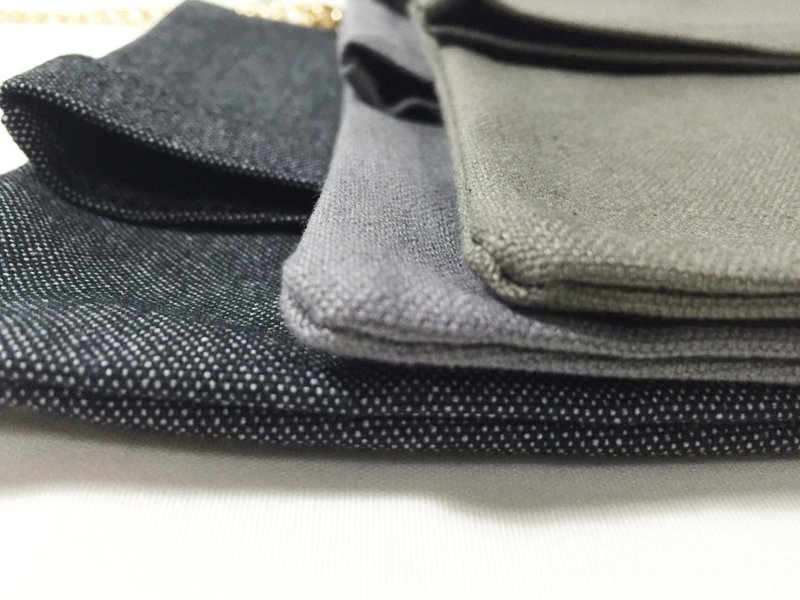 Wahr_阿灰阿系列 侧背包/手拿包/链条包 - 手拿包 - 其他材质 灰色