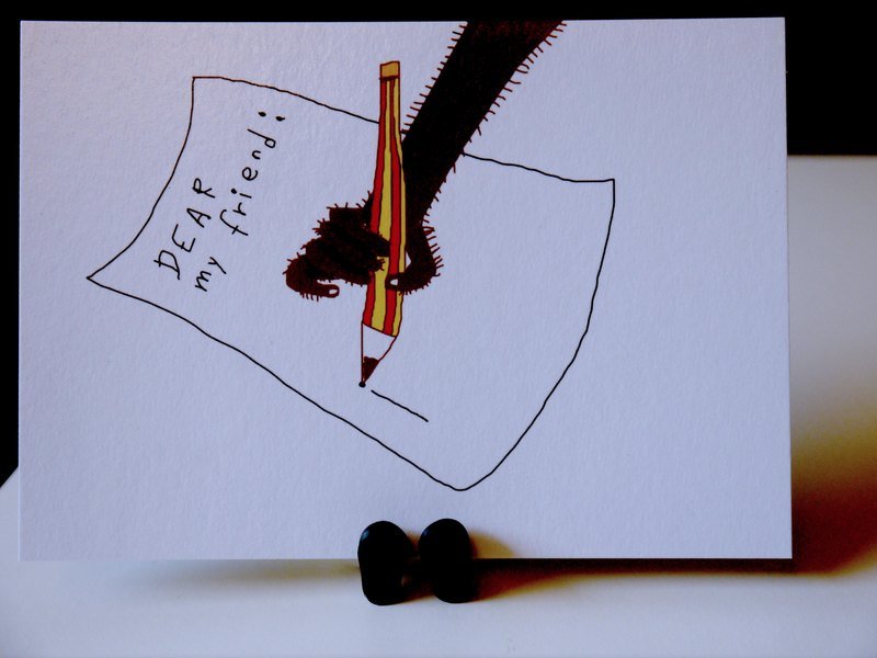 Dear my friend /明信片 - 卡片/明信片 - 纸 白色