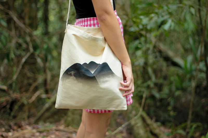 小角×Ivan's Wolf∣山的袋子(三款) - 侧背包/斜挎包 - 其他材质 白色