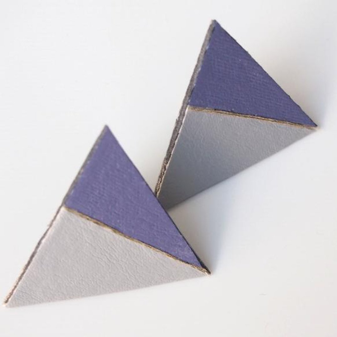 Triangle shoe clip 002 [Made to order] - 其他 - 其他材质 蓝色