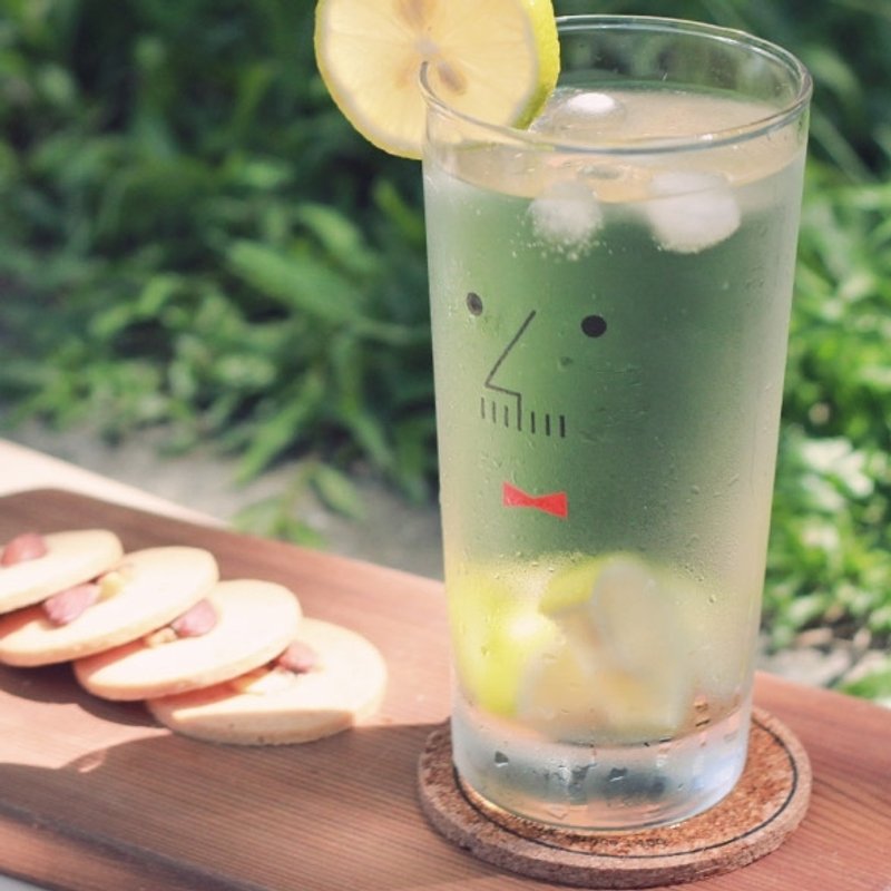 【林果良品 X 0416x1024 】联名设计 你好绅士。水杯 - 玻璃杯 - 玻璃 白色