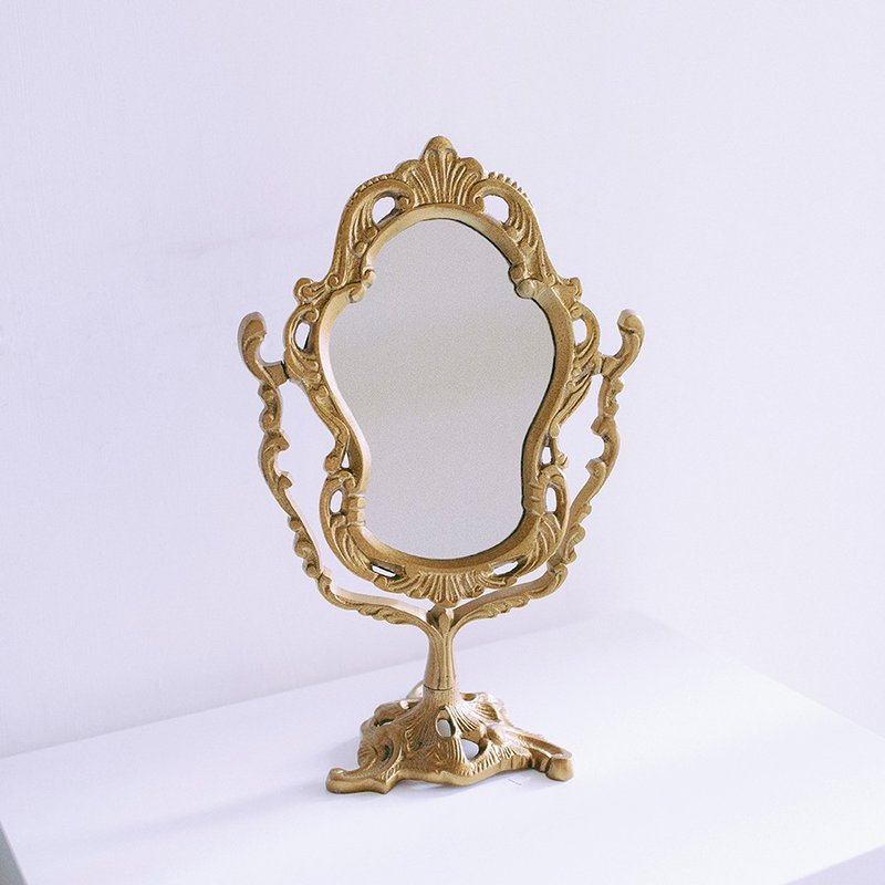OOPSY - Antique Style Mirror/ 古董造型化妆镜 - 摆饰 - 其他金属 金色