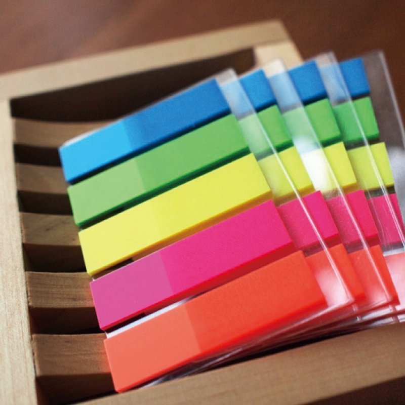 随手贴─炫彩萤光 - 便条纸/标签贴 - 其他材质 多色