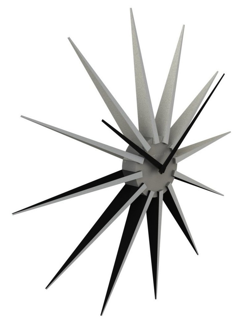 NeXtime wall clock Nova grey 星星挂钟 - 时钟/闹钟 - 塑料 灰色
