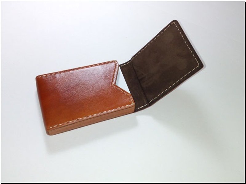 手缝皮件-----名片夹 - 文件夹/资料夹 - 真皮 