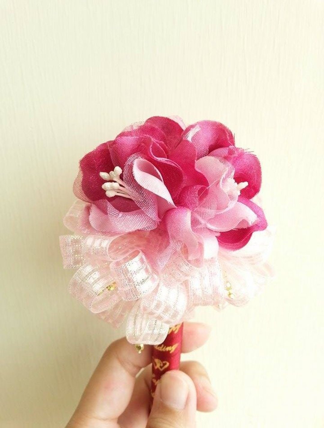 【Wedding】樱捧花签名笔-深红款 - 其他 - 其他材质 红色