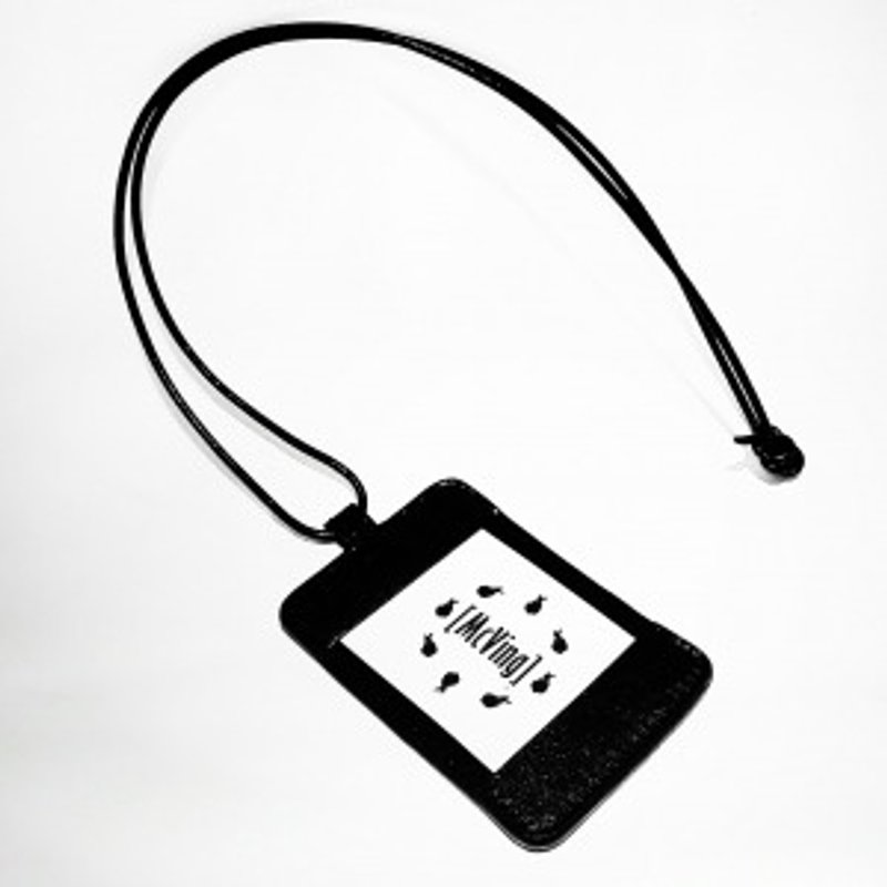 黑色意大利牛皮直式证件套/卡套 - 证件套/卡套 - 真皮 黑色