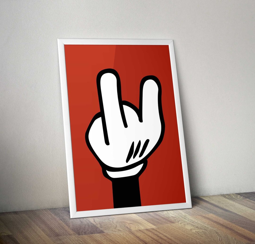 Let's ROCK! - 海报/装饰画/版画 - 纸 红色