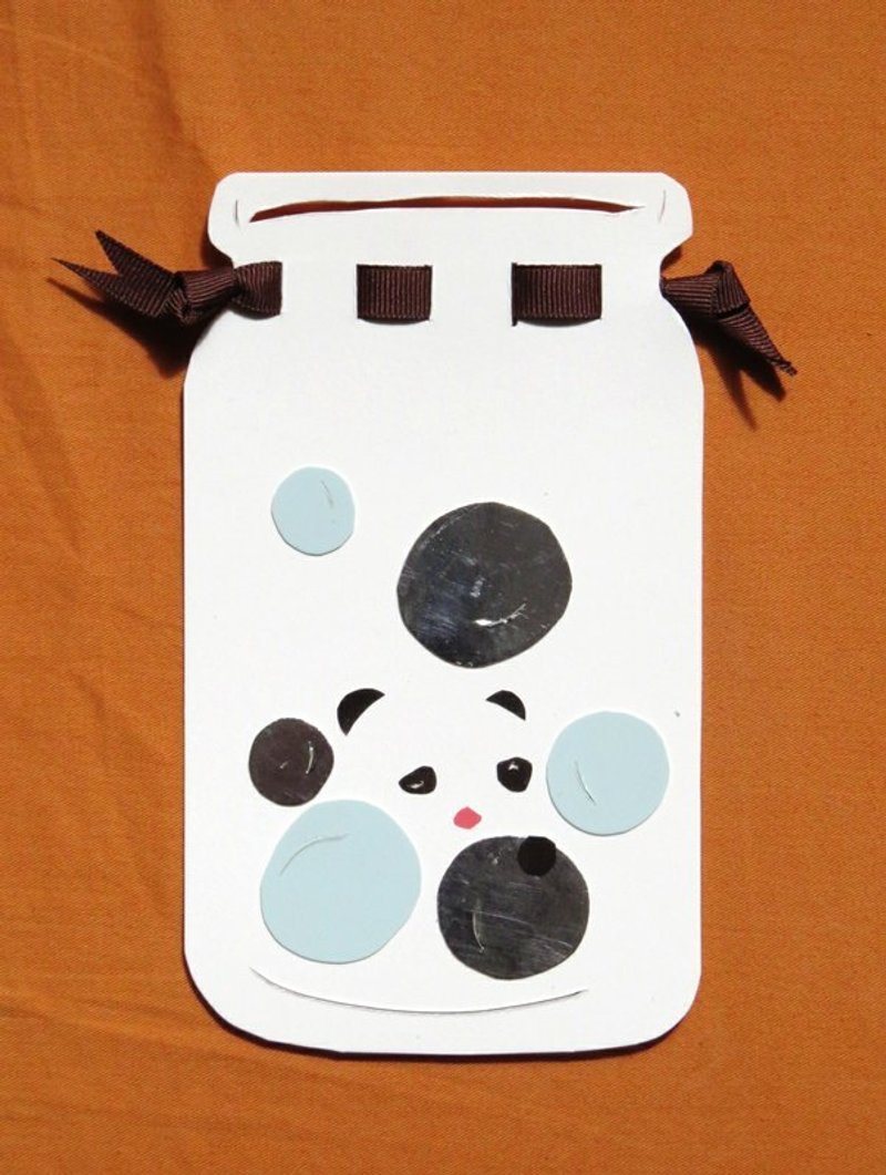 手作卡片——小熊猫[限量] - 卡片/明信片 - 纸 多色