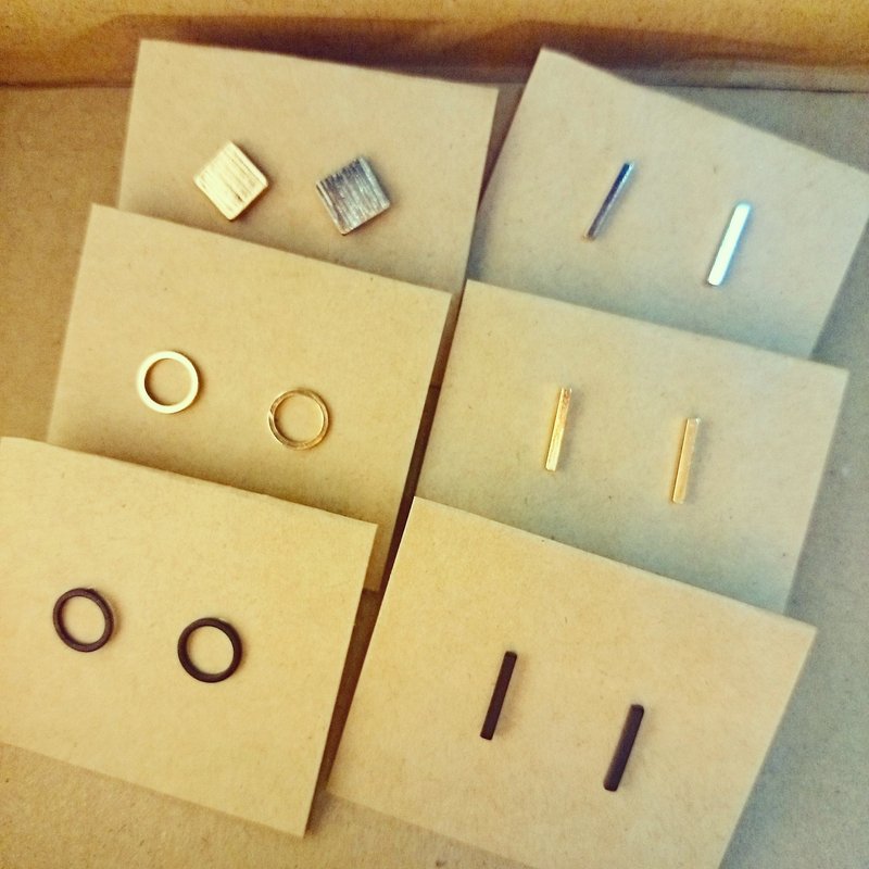 ◆◆◆Amour Collection ◆◆◆ 针式耳环ii - 耳环/耳夹 - 其他金属 