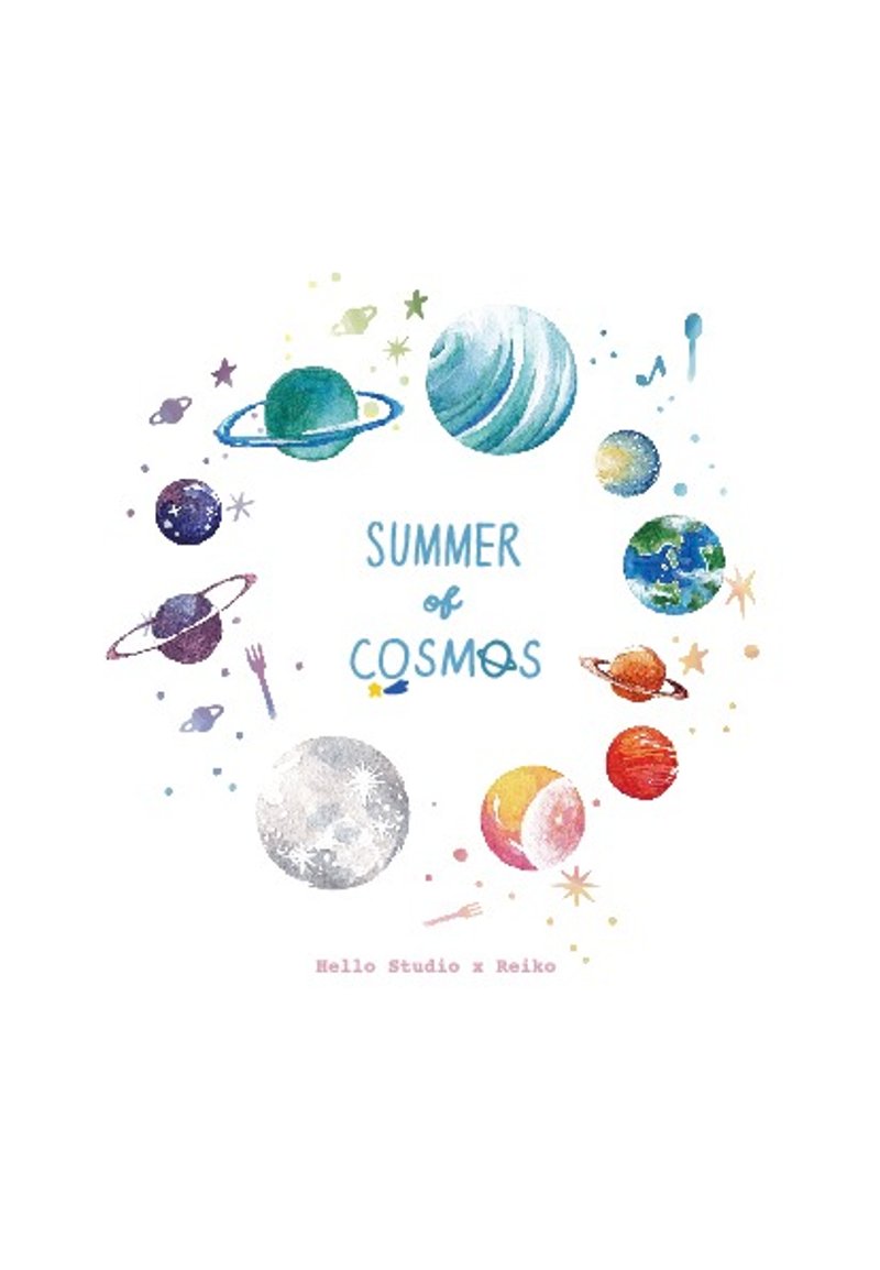 宇宙锉冰│彩色星球 全彩笔记本 - 笔记本/手帐 - 纸 