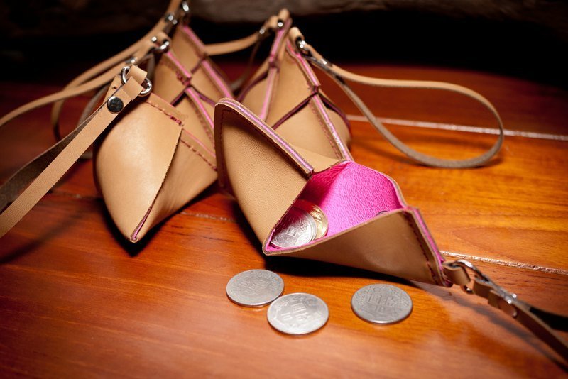 Dreamstation 皮革鞄研所，肉粽造型零钱包。 - 零钱包 - 真皮 