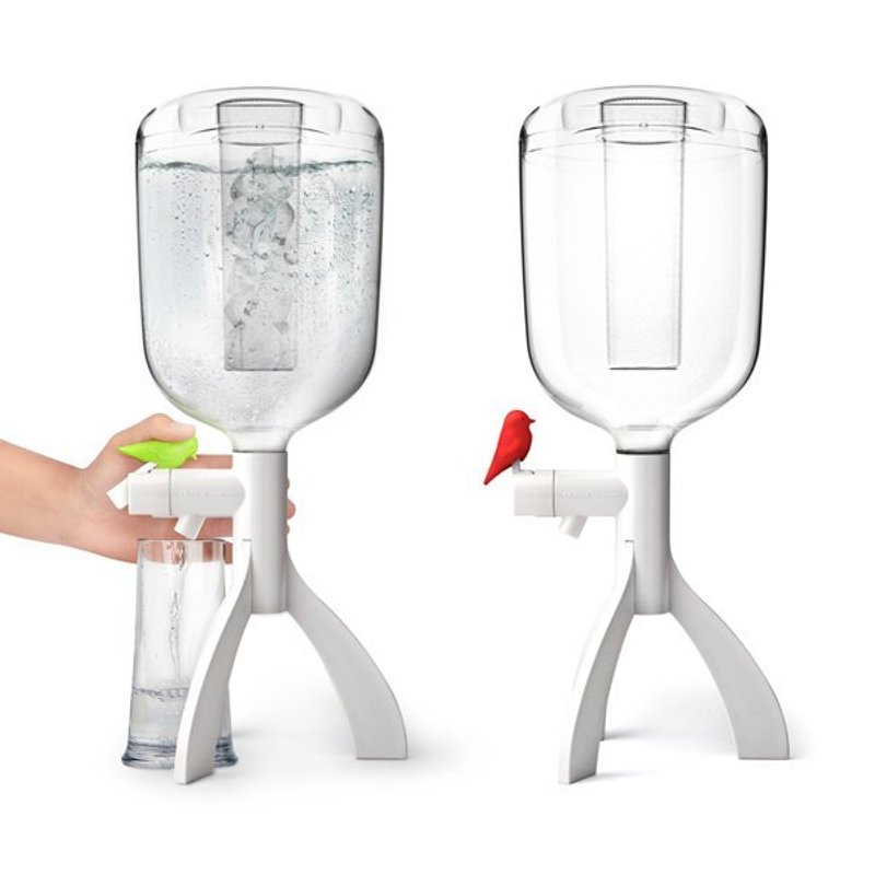 QUALY 雀儿戏水瓶-饮水器 (3L) - 其他 - 塑料 多色