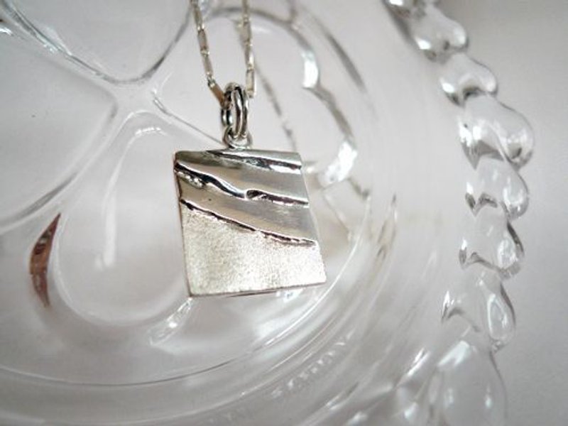 银色沙滩 ~ 男链 坠头已改为单圈圆环 如有疑虑请先询问后再下标 - 项链 - 其他金属 蓝色