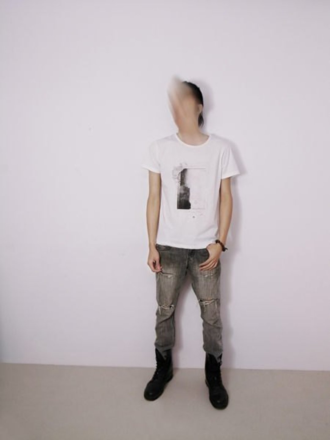 I . A . N Design 风景地  有机棉短袖T Organic Cotton - 中性连帽卫衣/T 恤 - 棉 白色