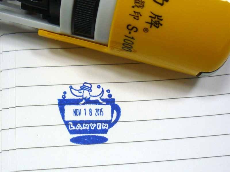 腊肠翻转章  腊肠章总型号表~姓名章~日期章~水性回墨印~教学章~ - 印章/印台 - 塑料 红色