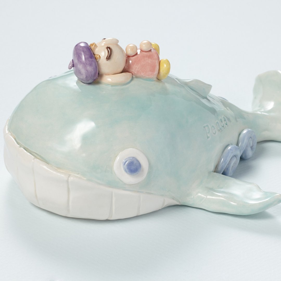 治愈作品 － 平安 陶艺摆设 - 花瓶/陶器 - 其他材质 蓝色