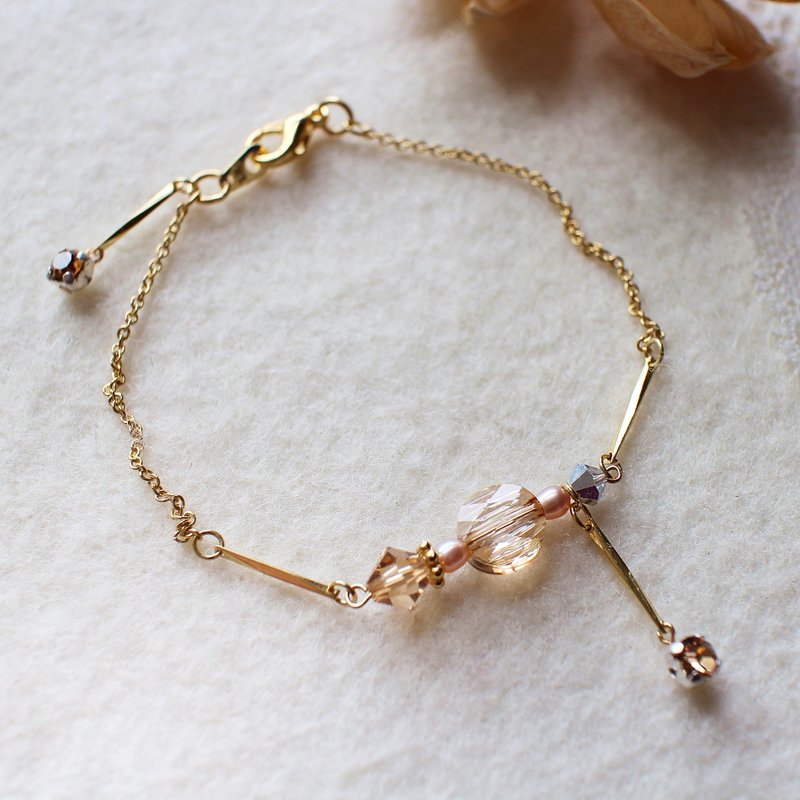 EF一寸之间NO.32 summer金色波纹手链 - 手链/手环 - 其他材质 多色