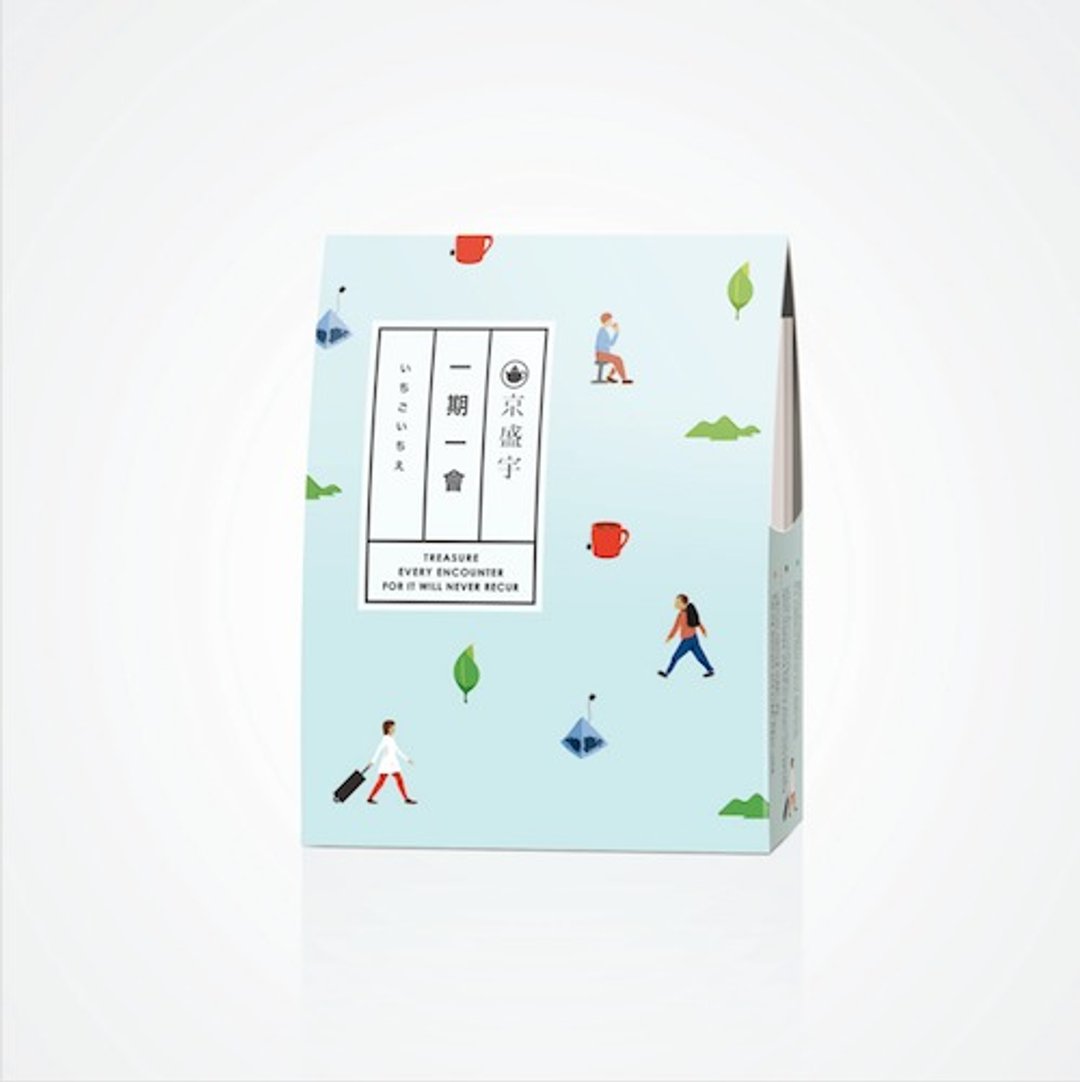 【婚礼小物50组】京盛宇原叶袋茶三入分享包 - 茶 - 新鲜食材 多色