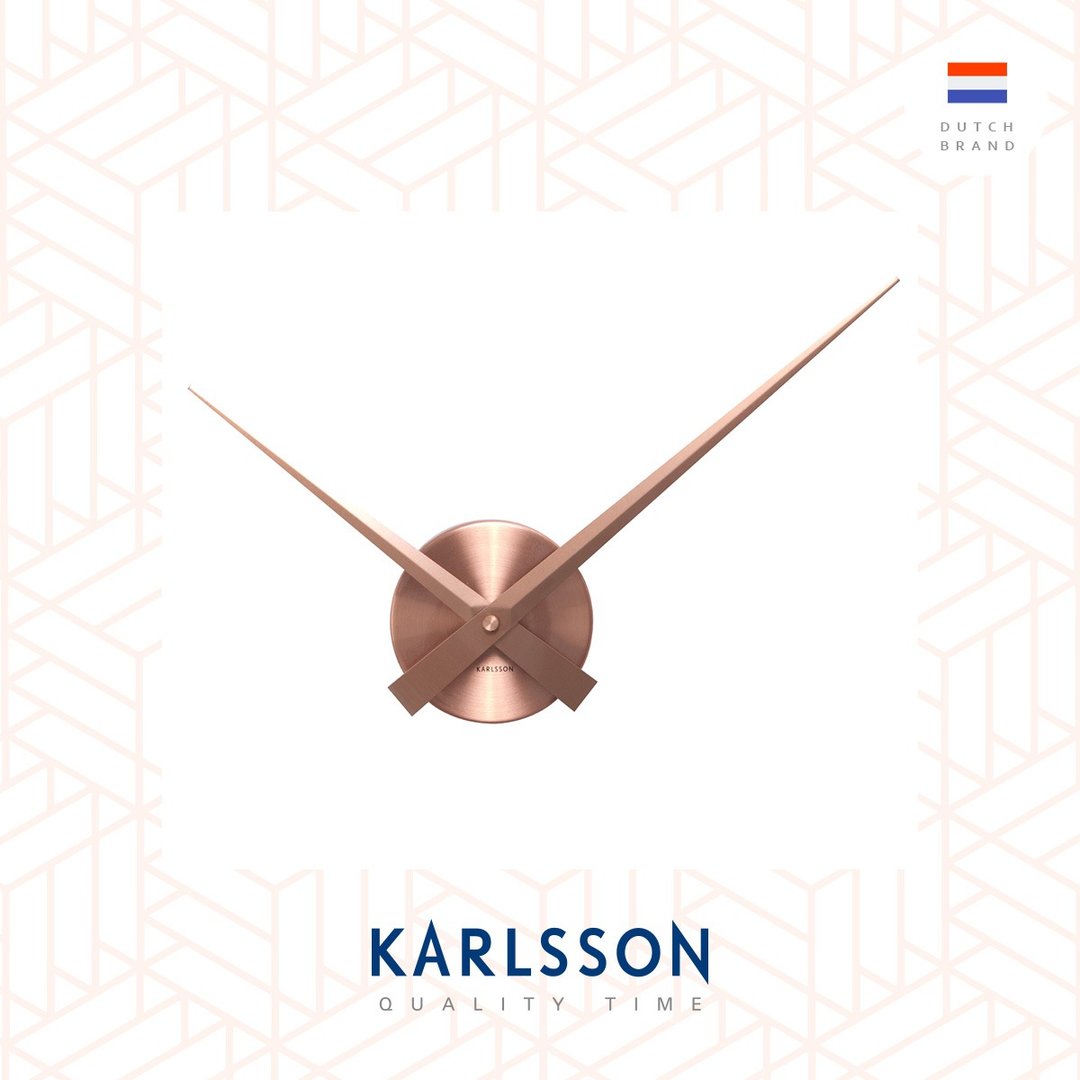 荷兰Karlsson L.B.T. Mini Copper 设计师挂墙 - 时钟/闹钟 - 其他金属 金色