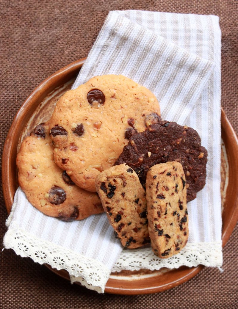 巧克力的一生－综合饼干 - 手工饼干 - 新鲜食材 咖啡色