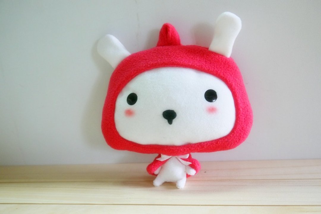 Bucute小红帽证件套/悠游卡套/证件夹/独家发售/手工制作/交换礼物 - 证件套/卡套 - 其他材质 粉红色