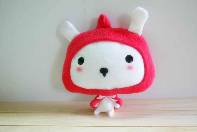 Bucute小红帽证件套/悠游卡套/证件夹/独家发售/手工制作/交换礼物 - 证件套/卡套 - 其他材质 粉红色