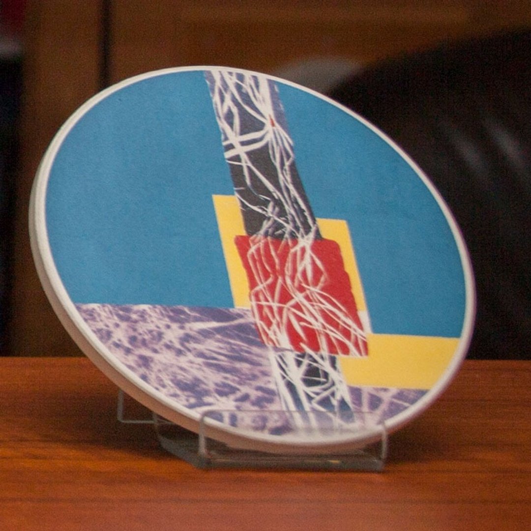 李建中 / 作品1978-2 - 水月杯垫 - 杯垫 - 瓷 蓝色