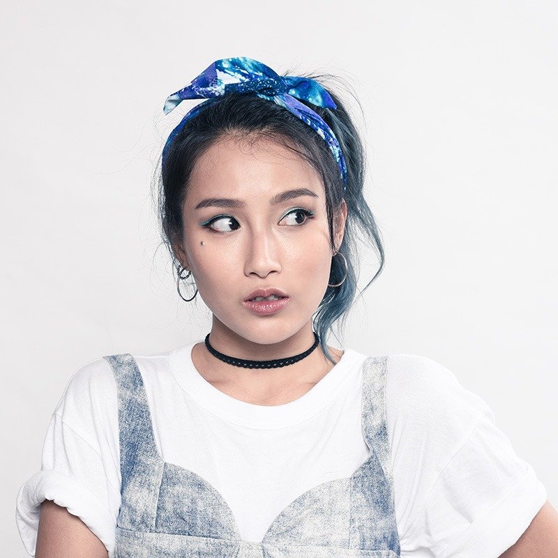 ⋆ 星空下 ⋆ - 发饰 - 其他材质 蓝色