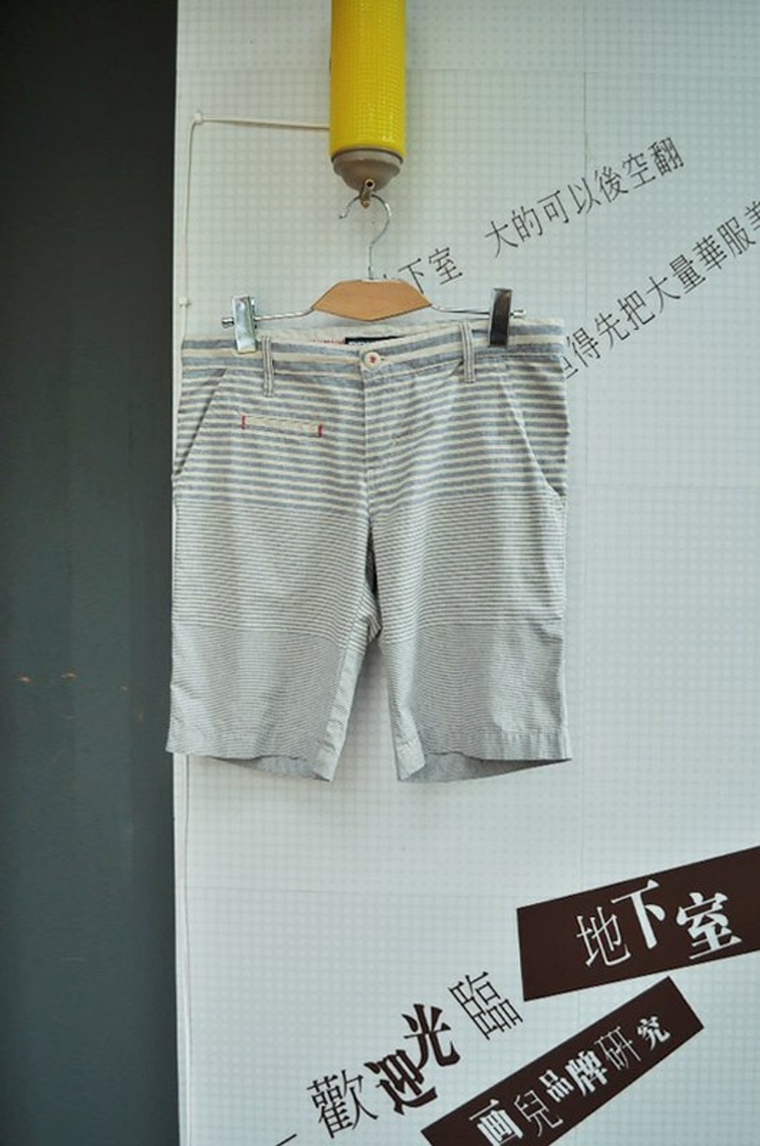 男朋友可以穿这么帅吗?条帅短裤 - 男士长裤 - 其他材质 灰色