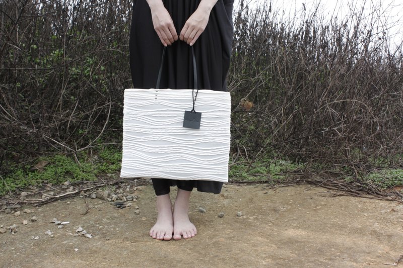 山木槿(横式) - 侧背包/斜挎包 - 其他材质 白色