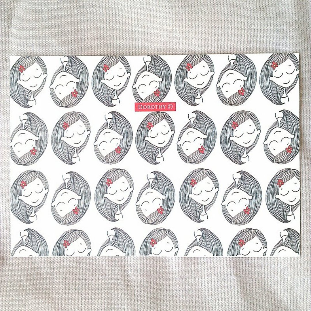 千头万绪明信片-B004 - 卡片/明信片 - 纸 多色