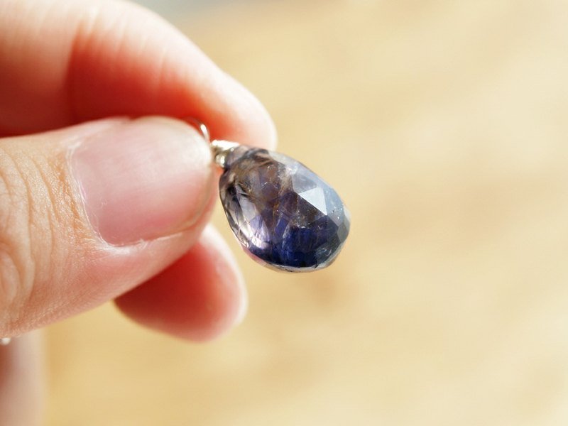 ♥情人节礼物♥ OldNew Lady-宝石925纯银项炼--【蓝紫色堇青石Lolite】 - 项链 - 宝石 紫色