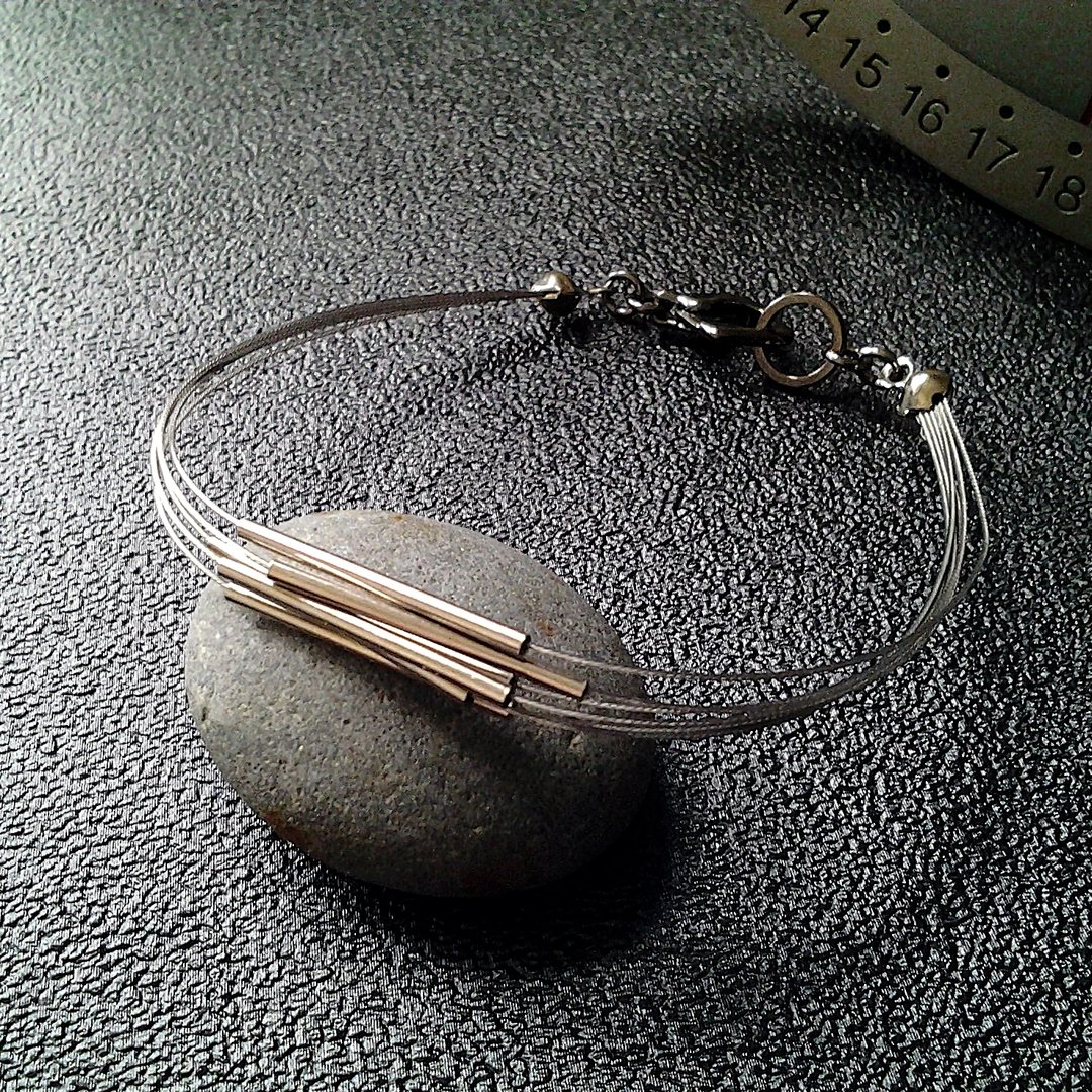 EarringFanatic银河系光速飞行金属银色多层手链 - 手链/手环 - 其他金属 灰色